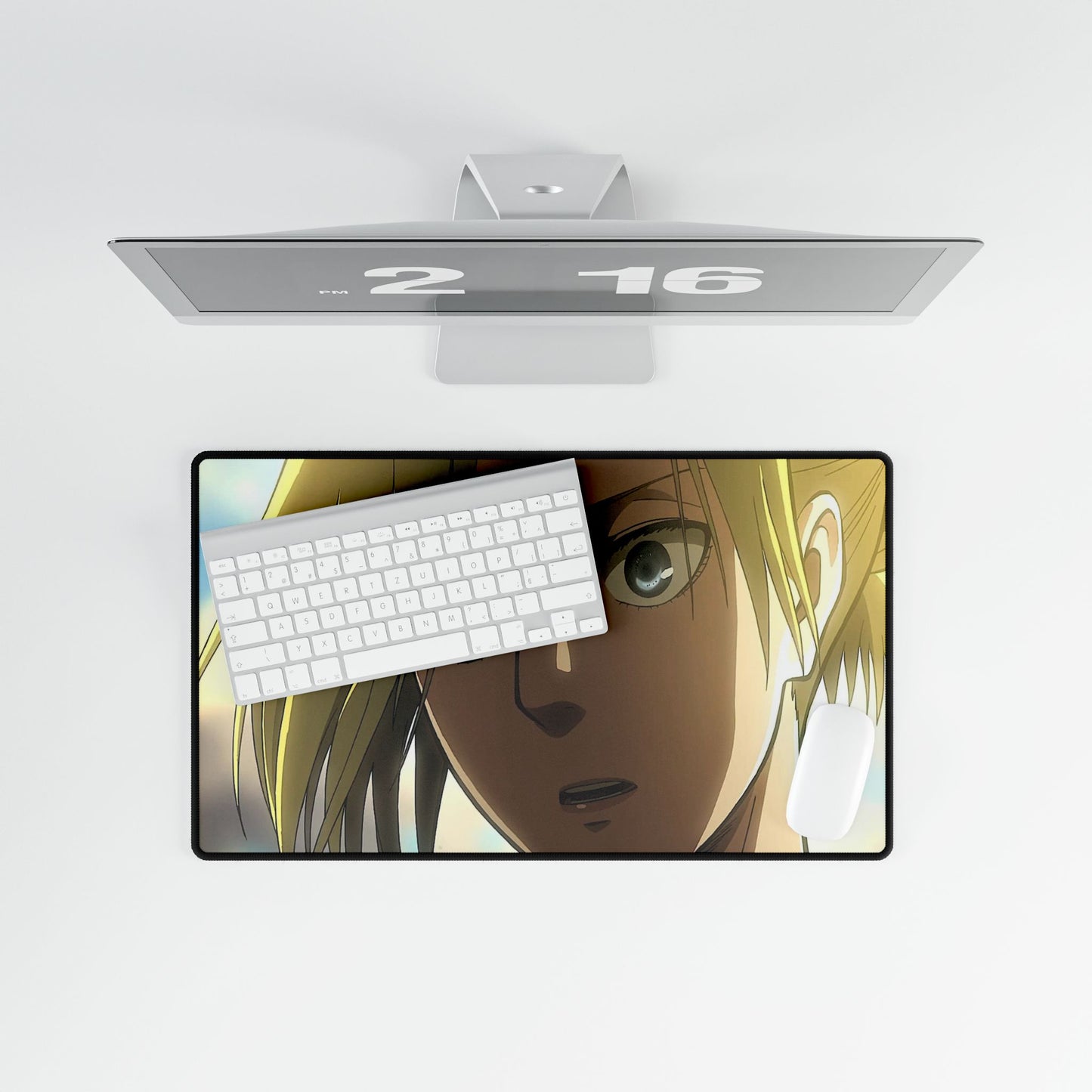 Gold Hair x Blue Eyes Mouse Pad