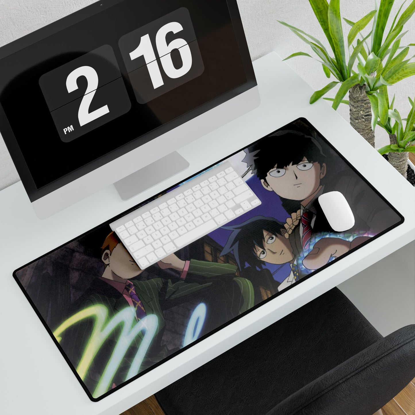Mob Psycho 100 Arataka Reigen, Shigeo Kageyama, Ritsu Kageyama Mouse Pad