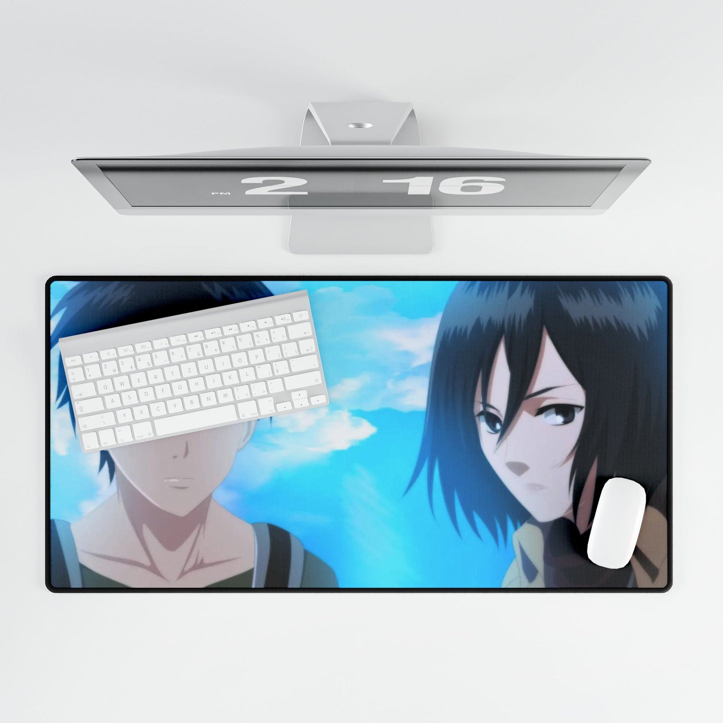 Eren and Mikasa Mouse Pad