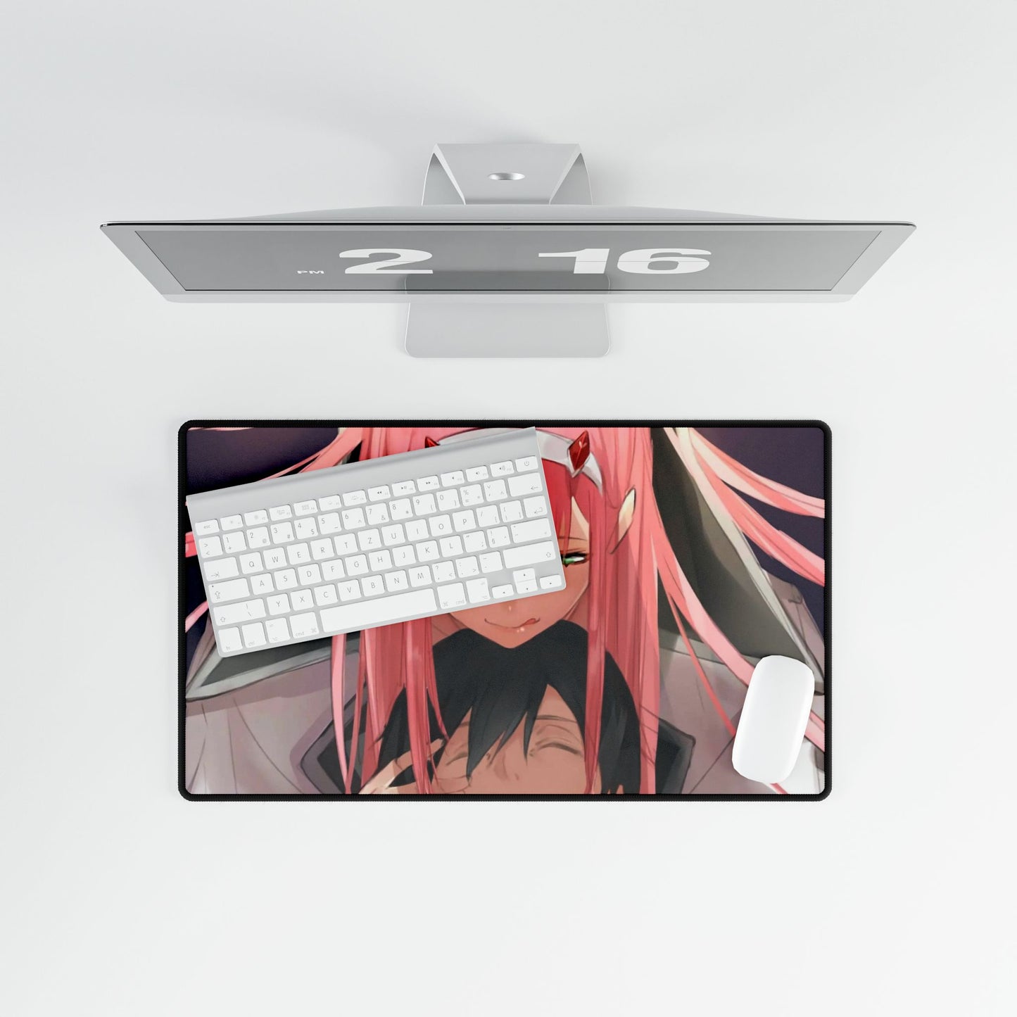 Zero Two And Hiro Eternal Love Mouse Pad