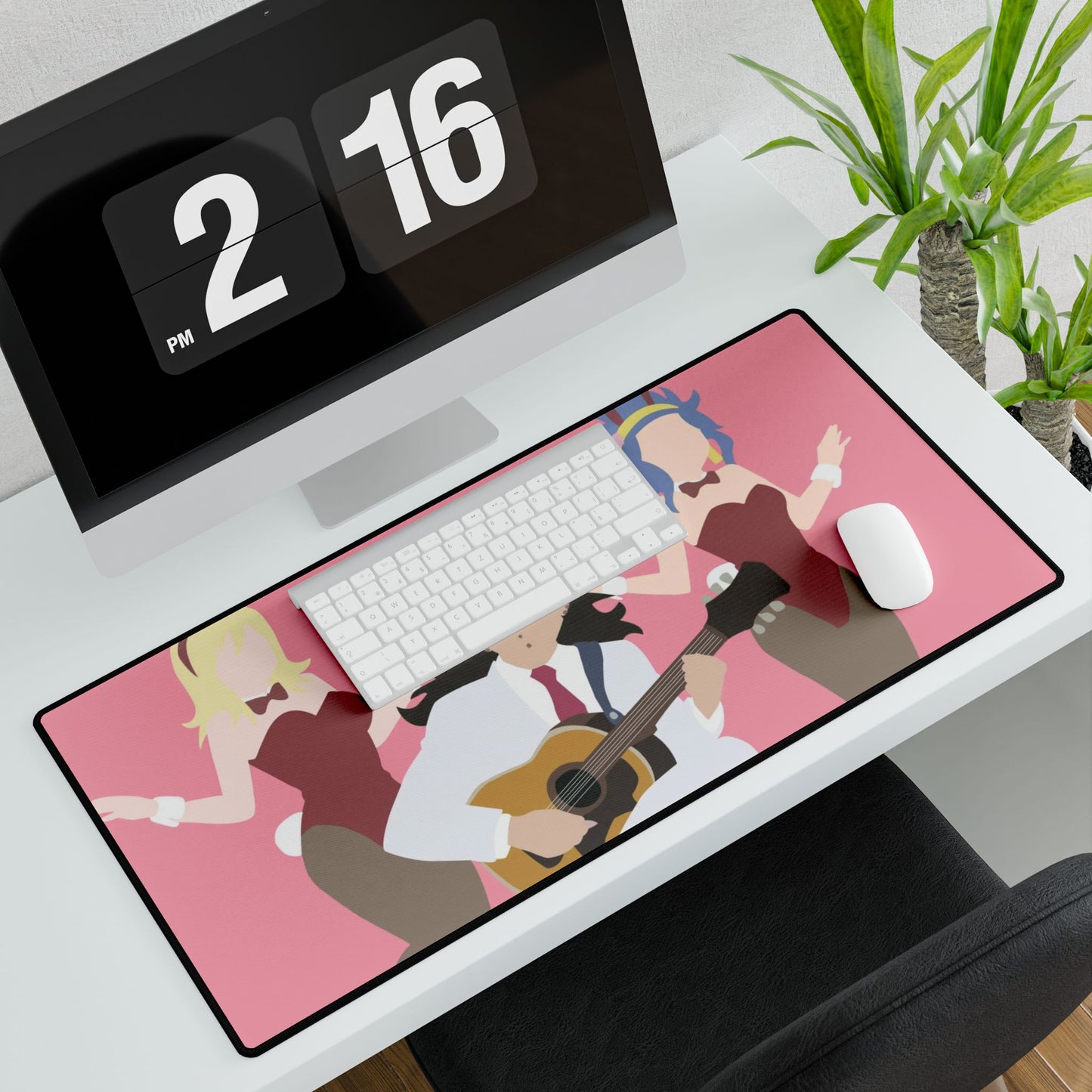 lucy, gajeel y levy fairy tail minimalist Mouse Pad