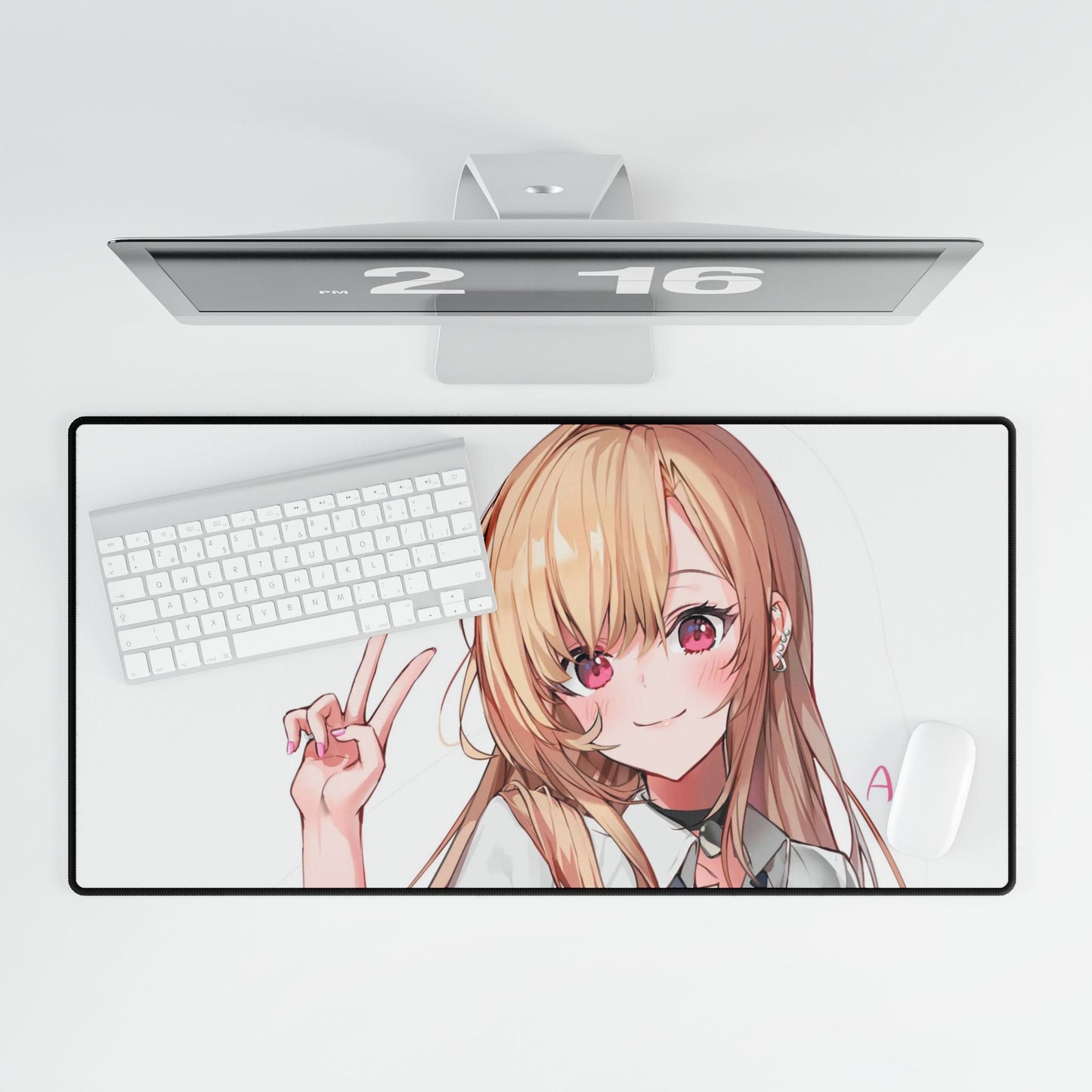 Marin Kitagawa doing the peace sign. Mouse Pad