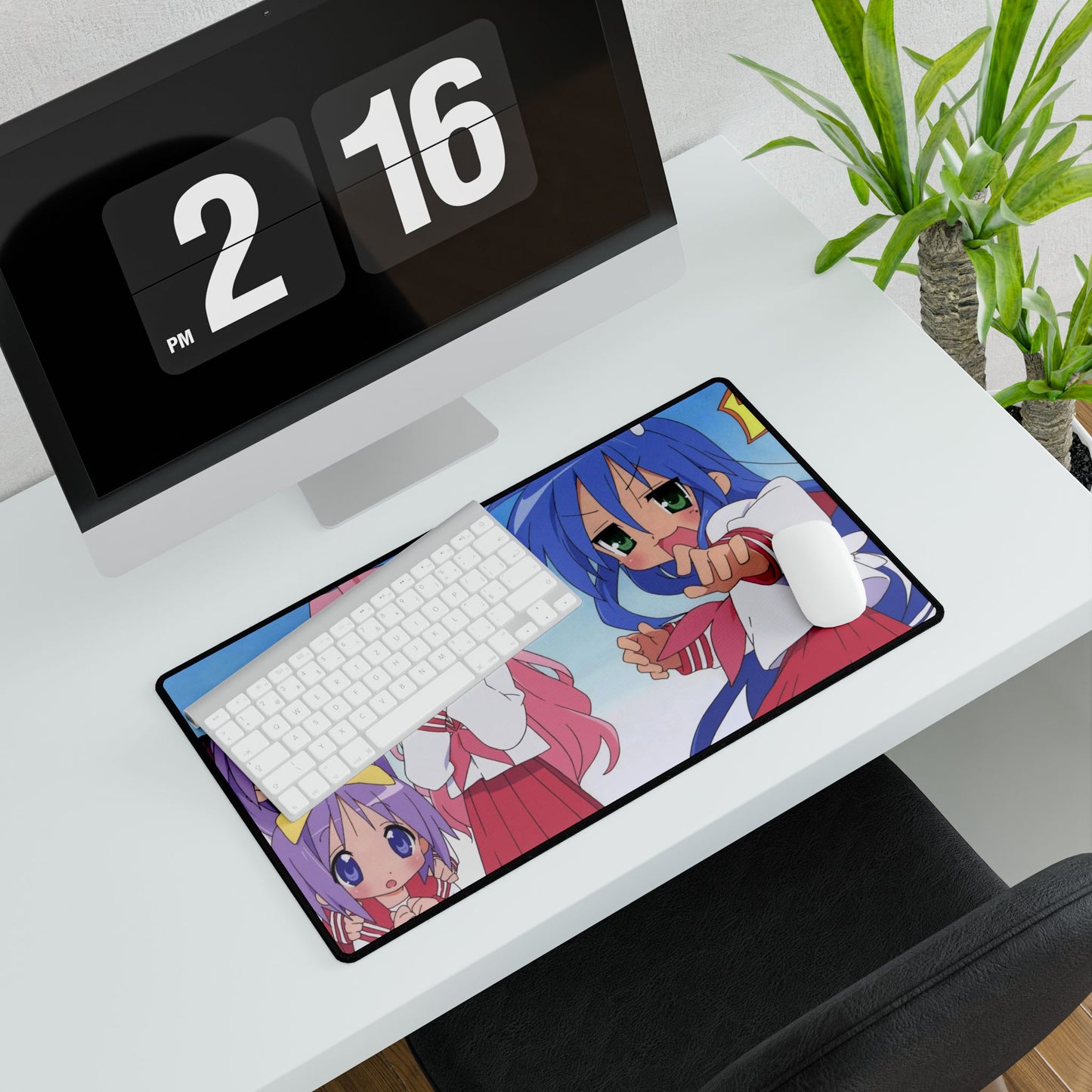 Lucky Star Konata Izumi, Kagami Hiiragi, Tsukasa Hiiragi, Miyuki Takara Mouse Pad