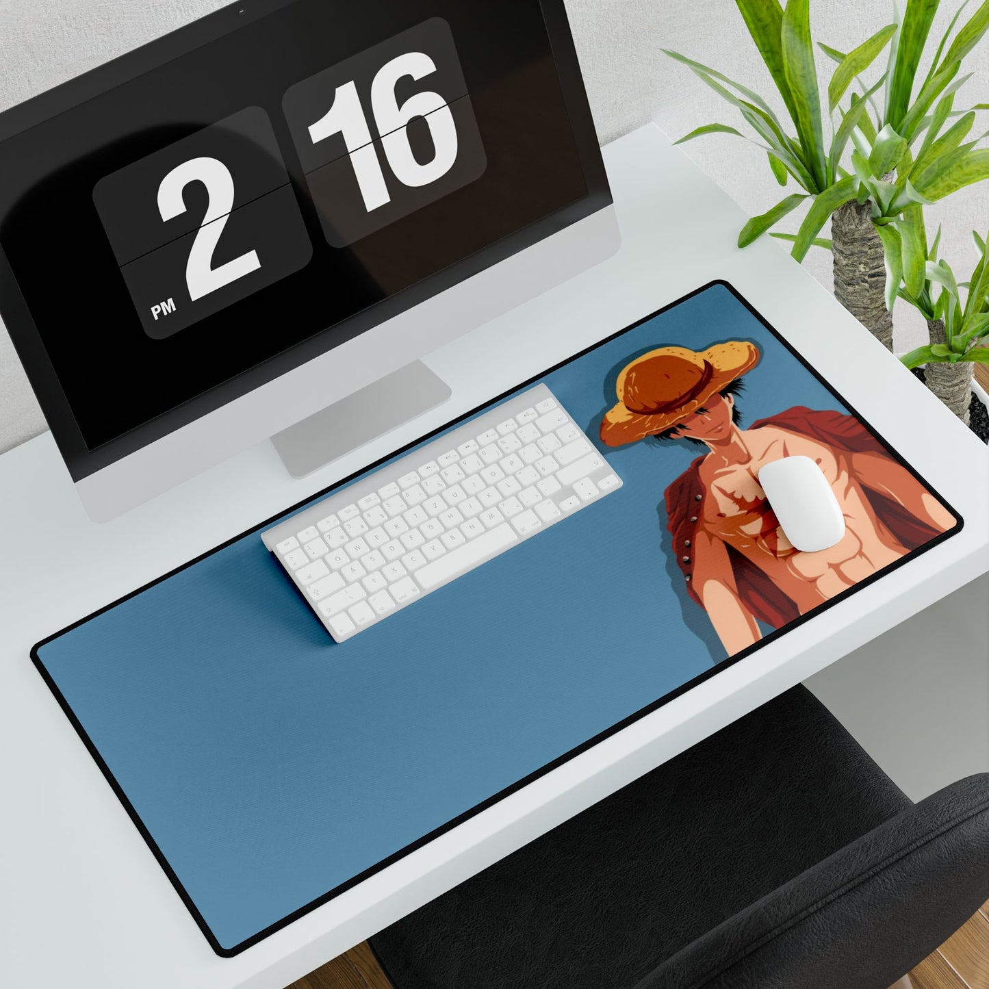 Monkey d luffy the straw hat captain Mouse Pad