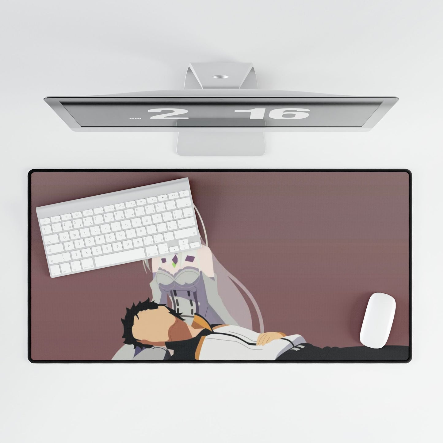 Natsuki Subaru & Emilia Mouse Pad