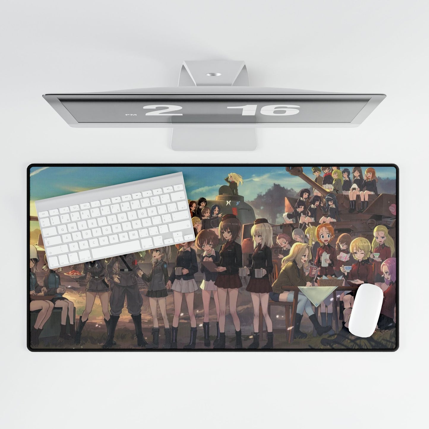 Anime Girls und Panzer Mouse Pad