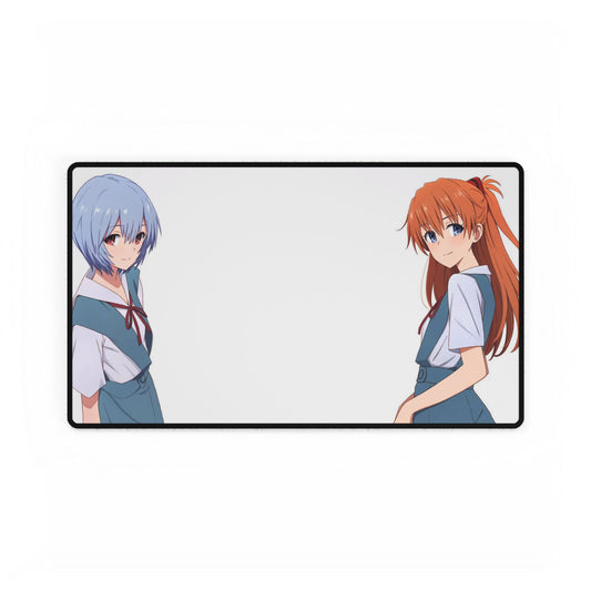 Neon Genesis Evangelion - Asuka Langley Sohryu and Rei Ayanami Mouse Pad