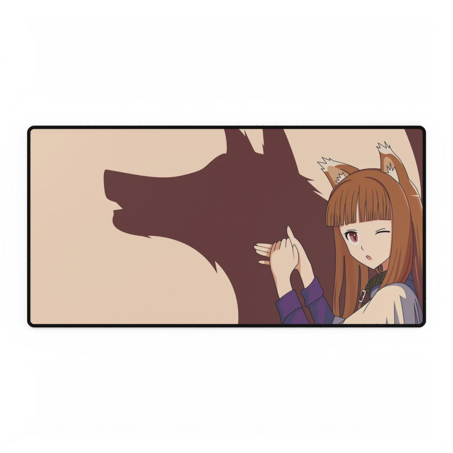 Anime Spice and Wolf Mouse Pad