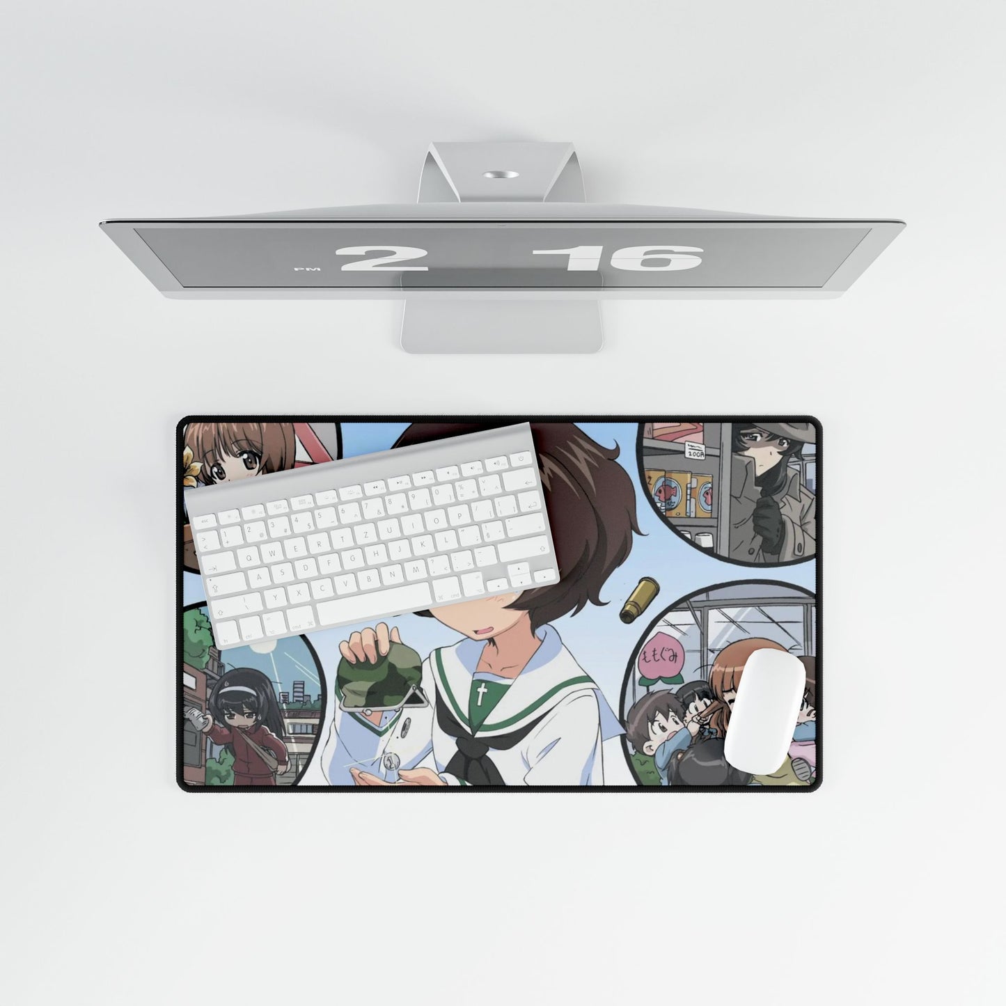 Anime Girls und Panzer Mouse Pad