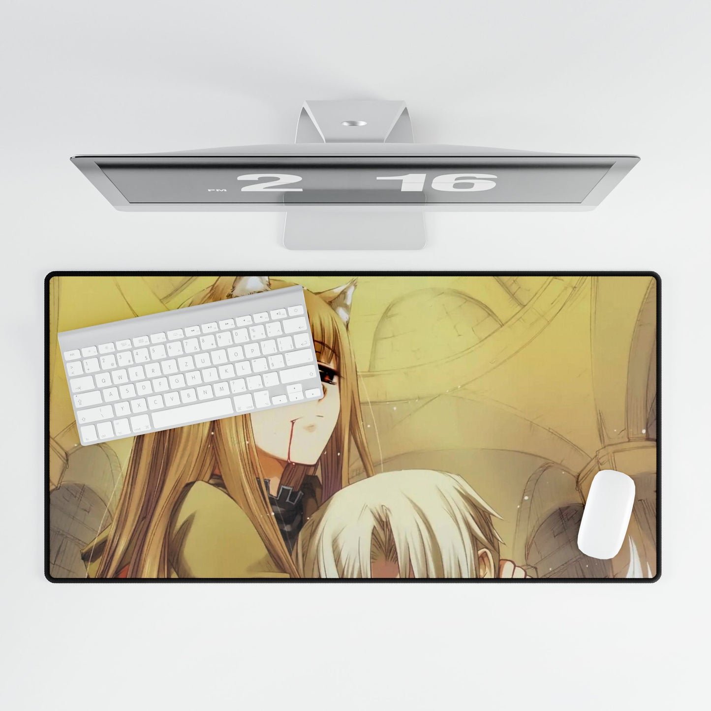 Anime Spice and Wolf Mouse Pad