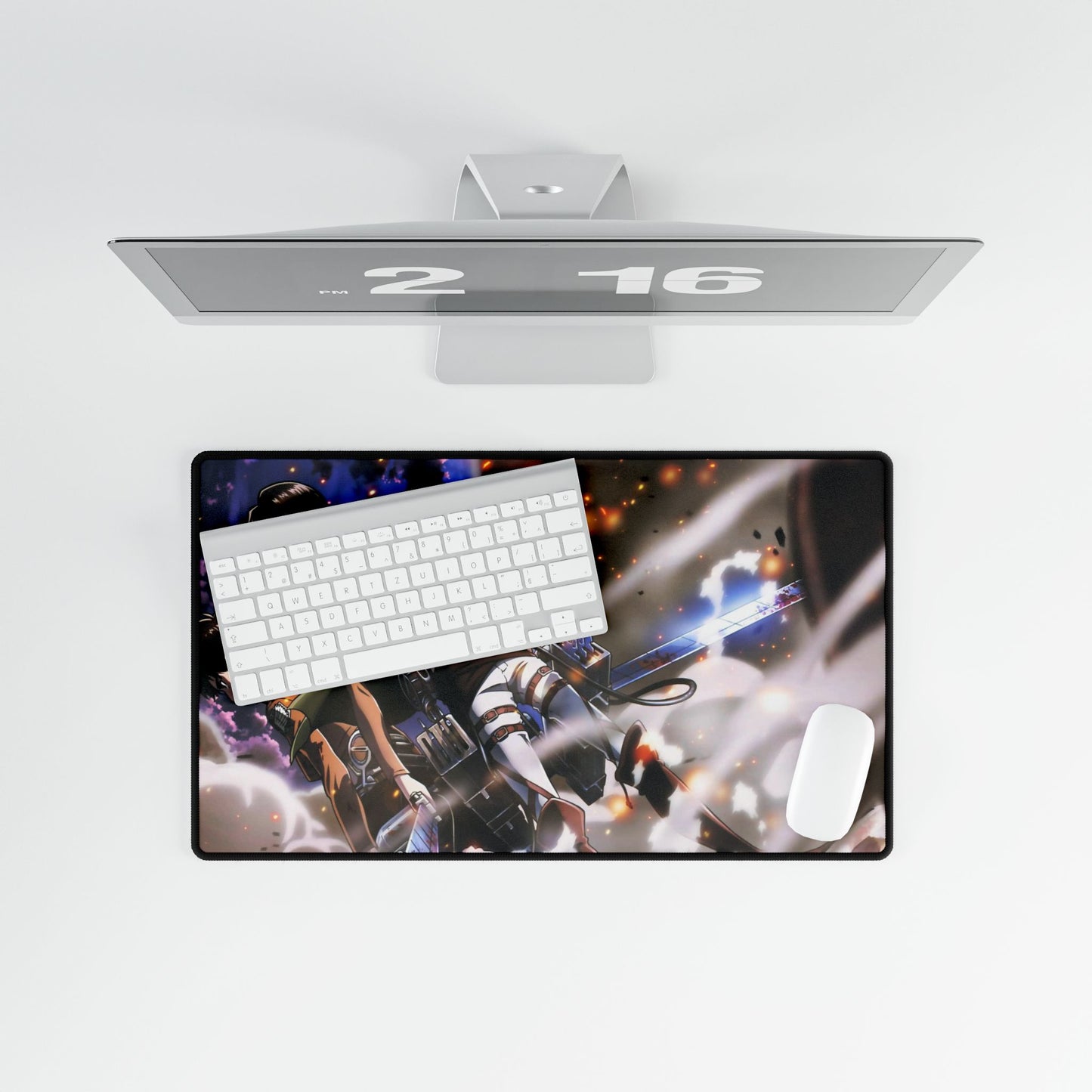 Eren Yeager and Levi Ackerman Mouse Pad