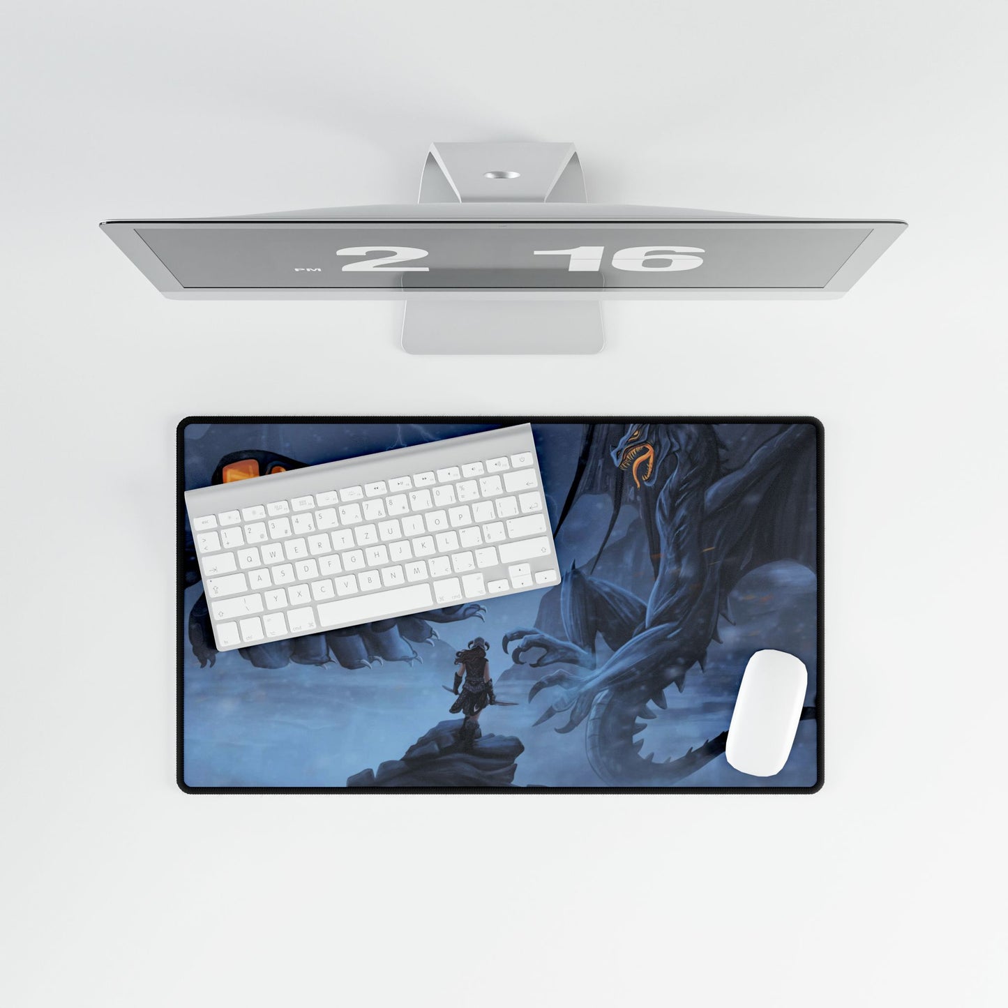 Ghibli vs Skyrim Mouse Pad