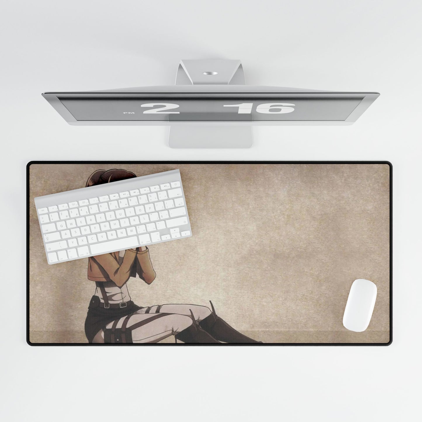 Sasha eating a potato Mouse Pad