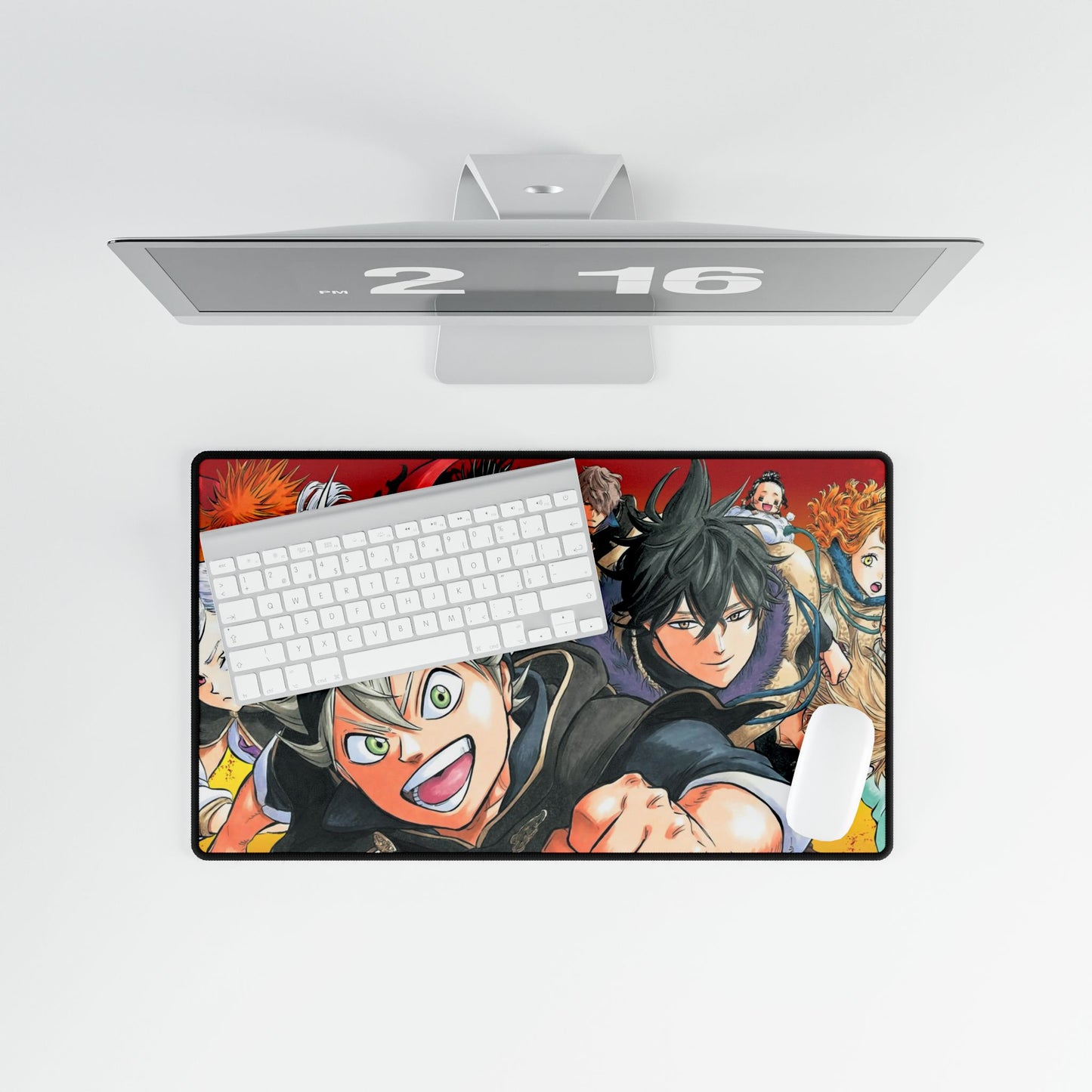 Black Clover Asta, Noelle Silva, Yuno, Yami Sukehiro, Luck Voltia Mouse Pad