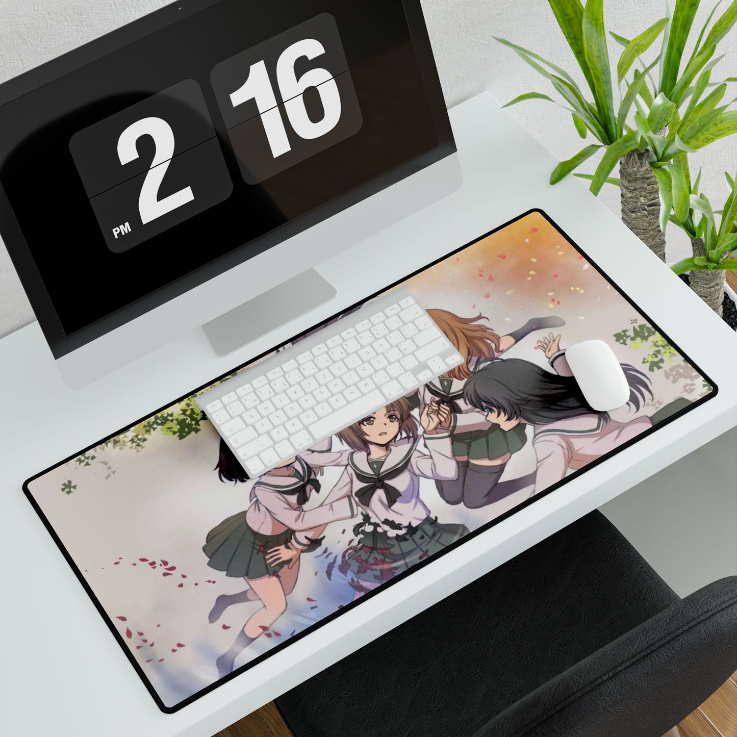 Anime Girls und Panzer Mouse Pad