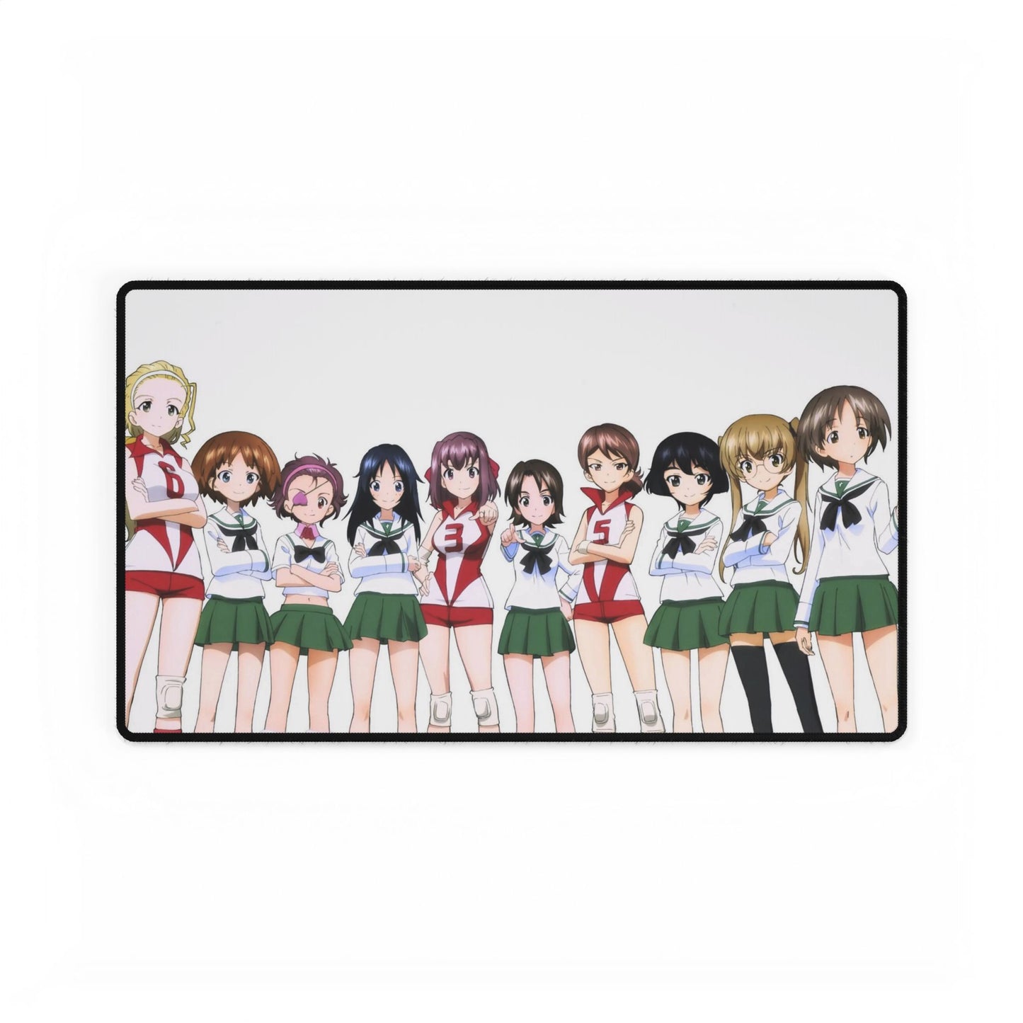Anime Girls und Panzer Mouse Pad
