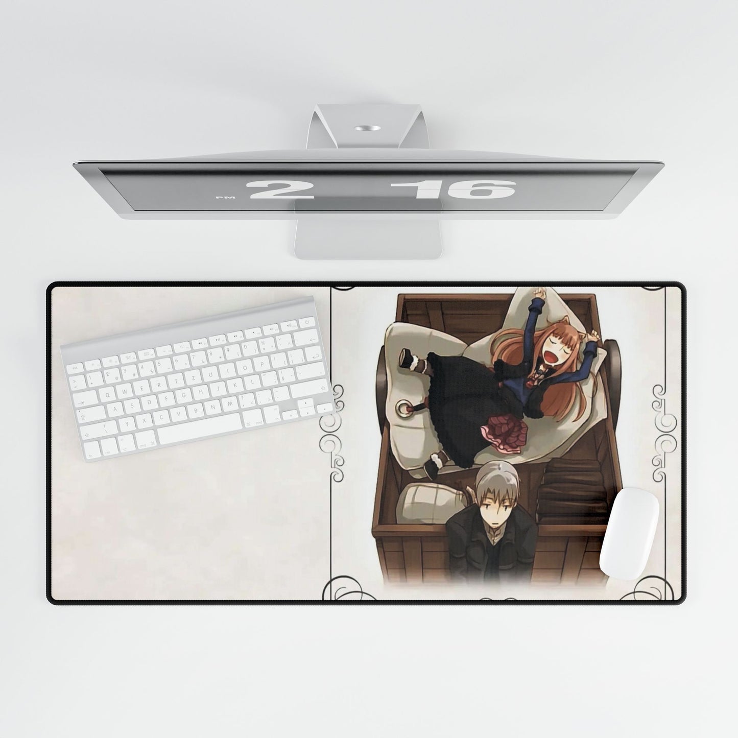 Anime Spice and Wolfr Mouse Pad