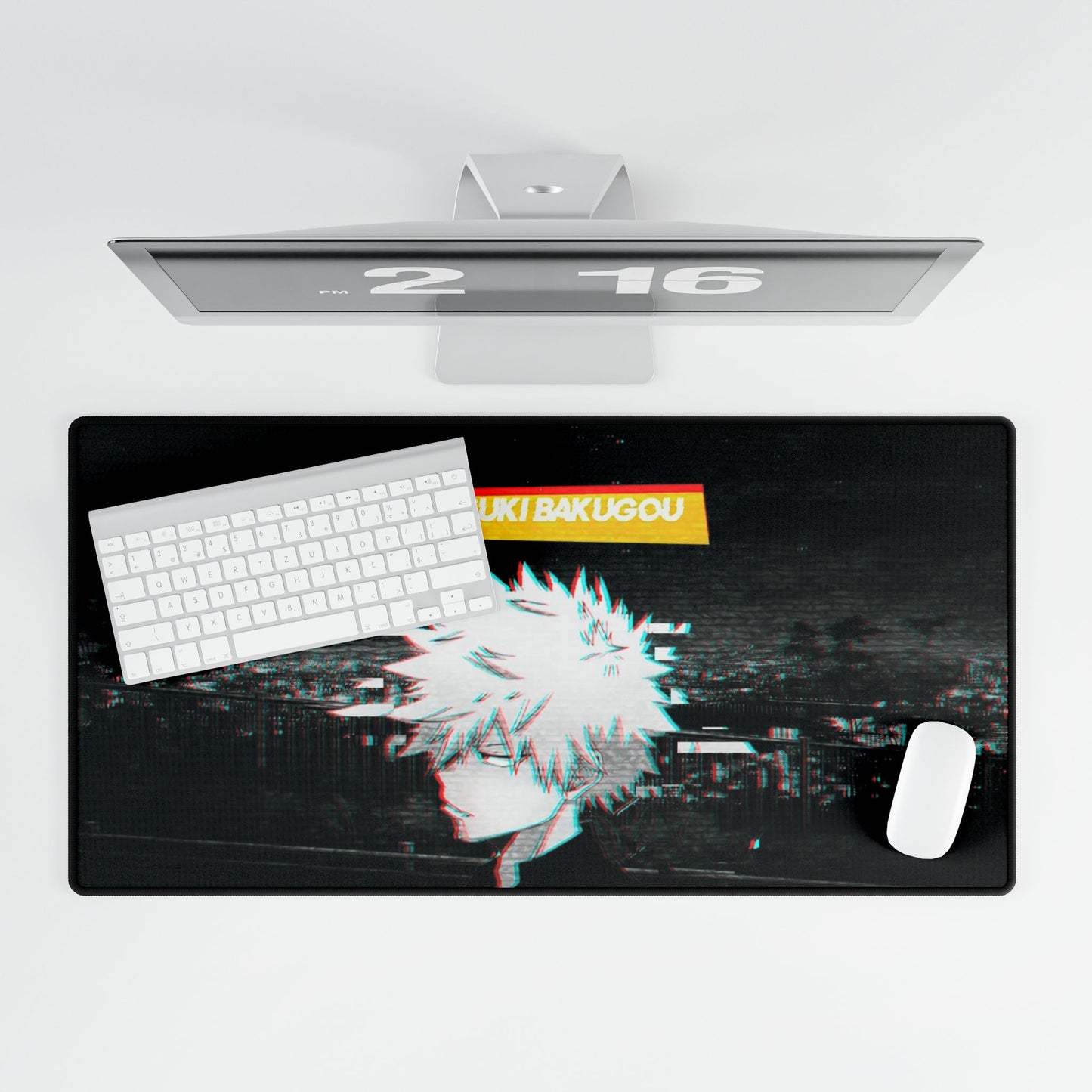Katsuki Glicht Mouse Pad
