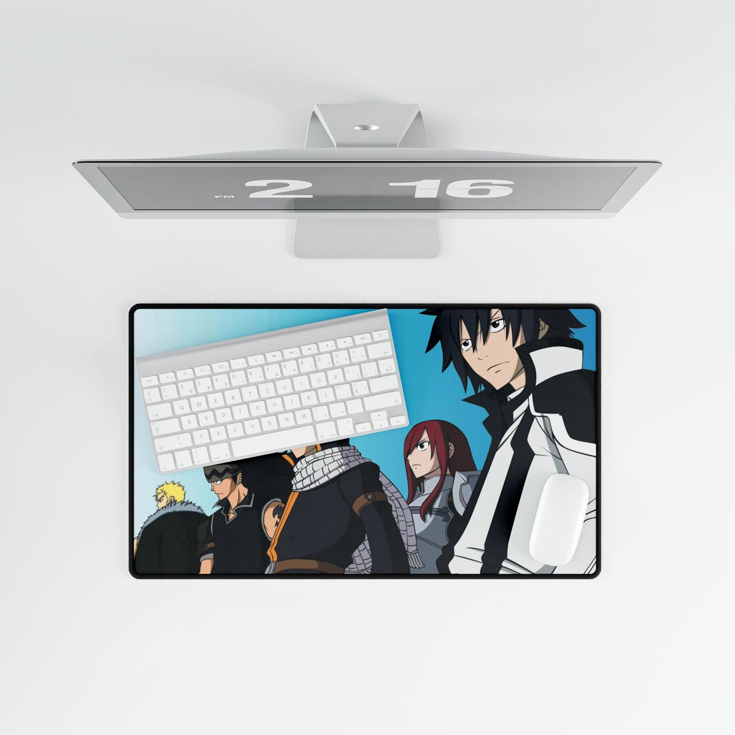 Fairy Tail Natsu Dragneel, Erza Scarlet, Gray Fullbuster, Gajeel Redfox Mouse Pad