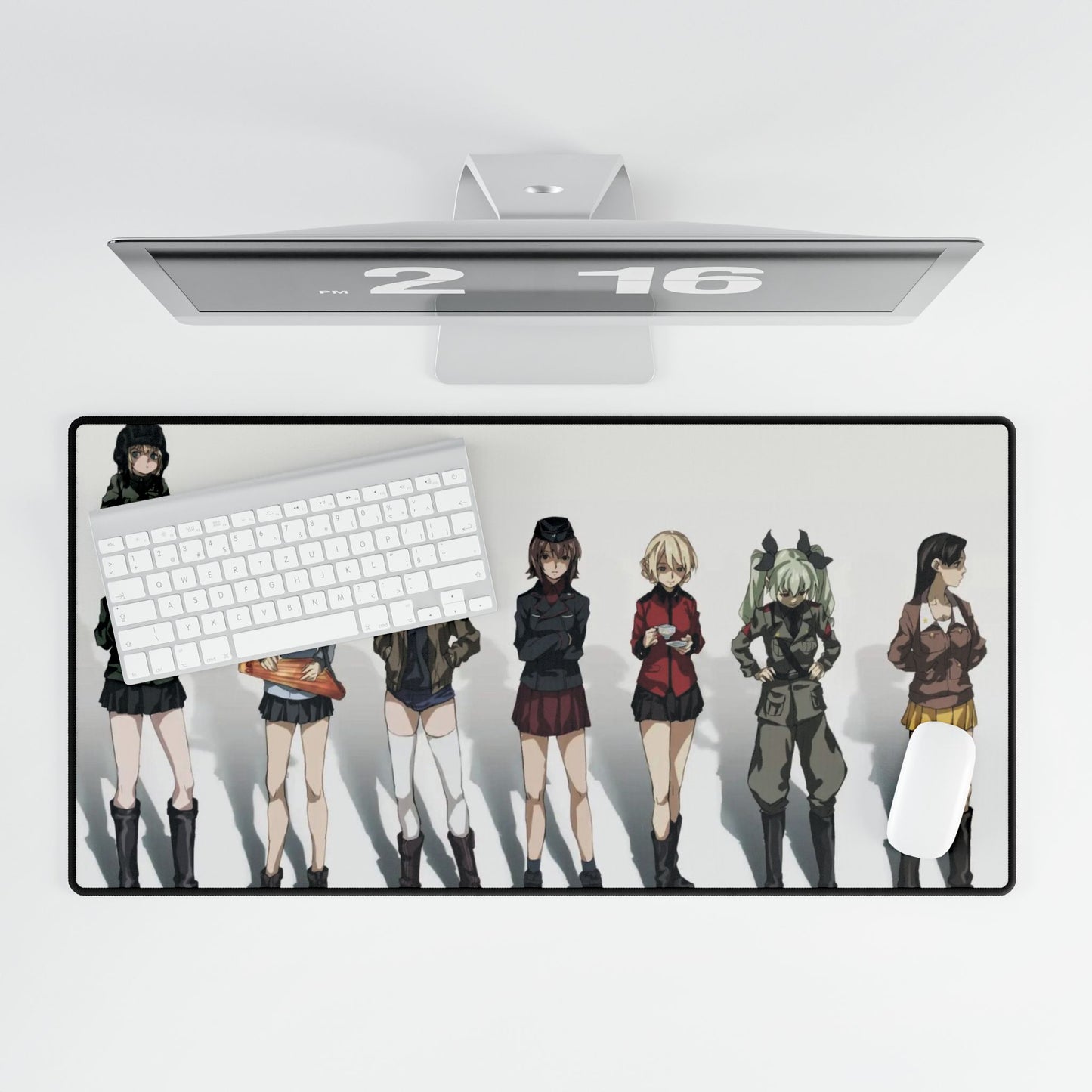Anime Girls und Panzer Mouse Pad