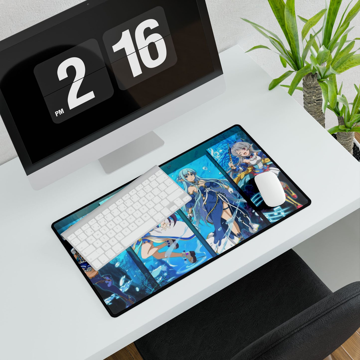 Memory Defrag Water Banner Mouse Pad
