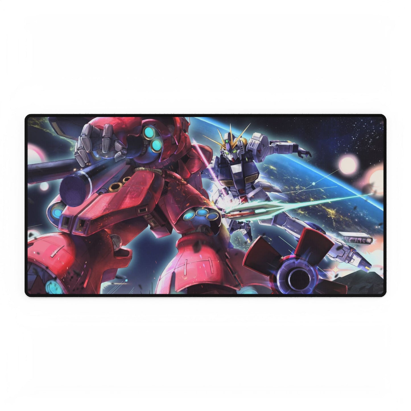 MSN-04 Sazabi vs RX-93 ν Gundam Mouse Pad