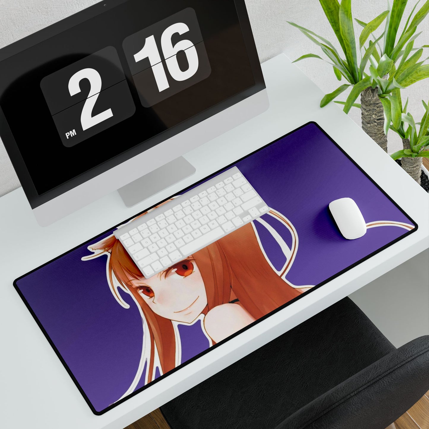 Anime Spice and Wolf Mouse Pad