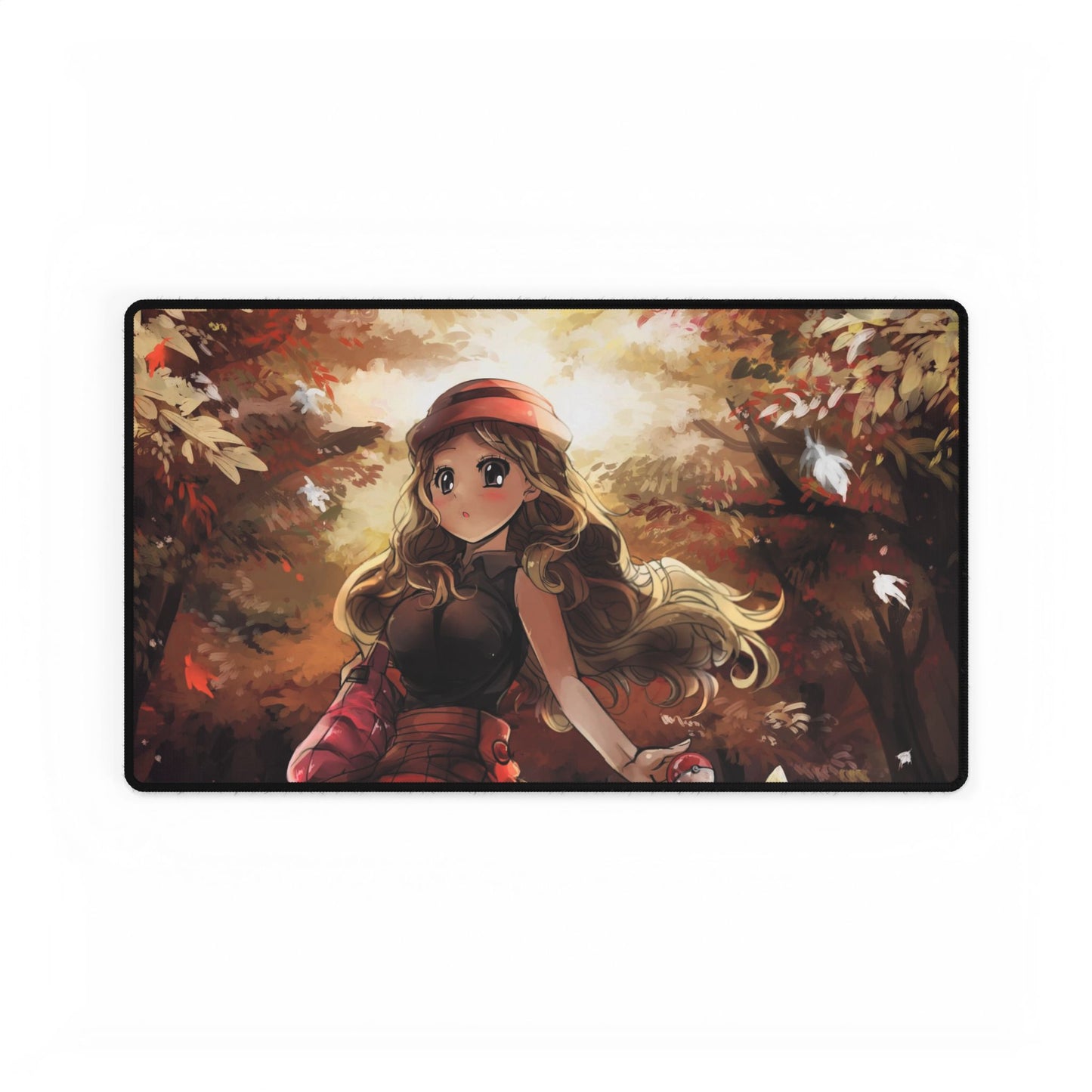 Trainer and Fennekin Mouse Pad
