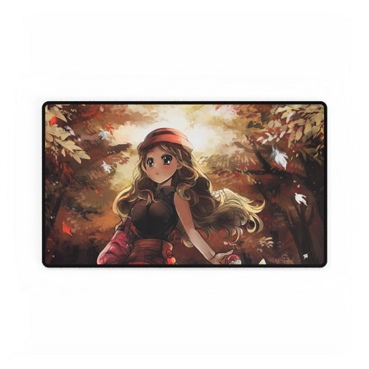 Trainer and Fennekin Mouse Pad