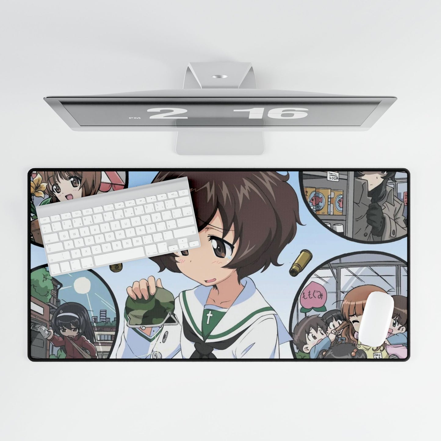 Anime Girls und Panzer Mouse Pad
