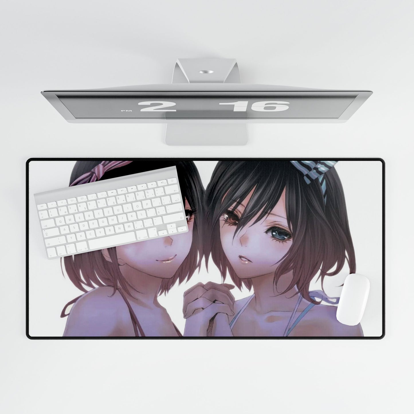 Mei and Fujioka Misaki Mouse Pad