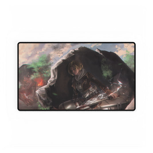 Annie Leonhart vs a titan Mouse Pad