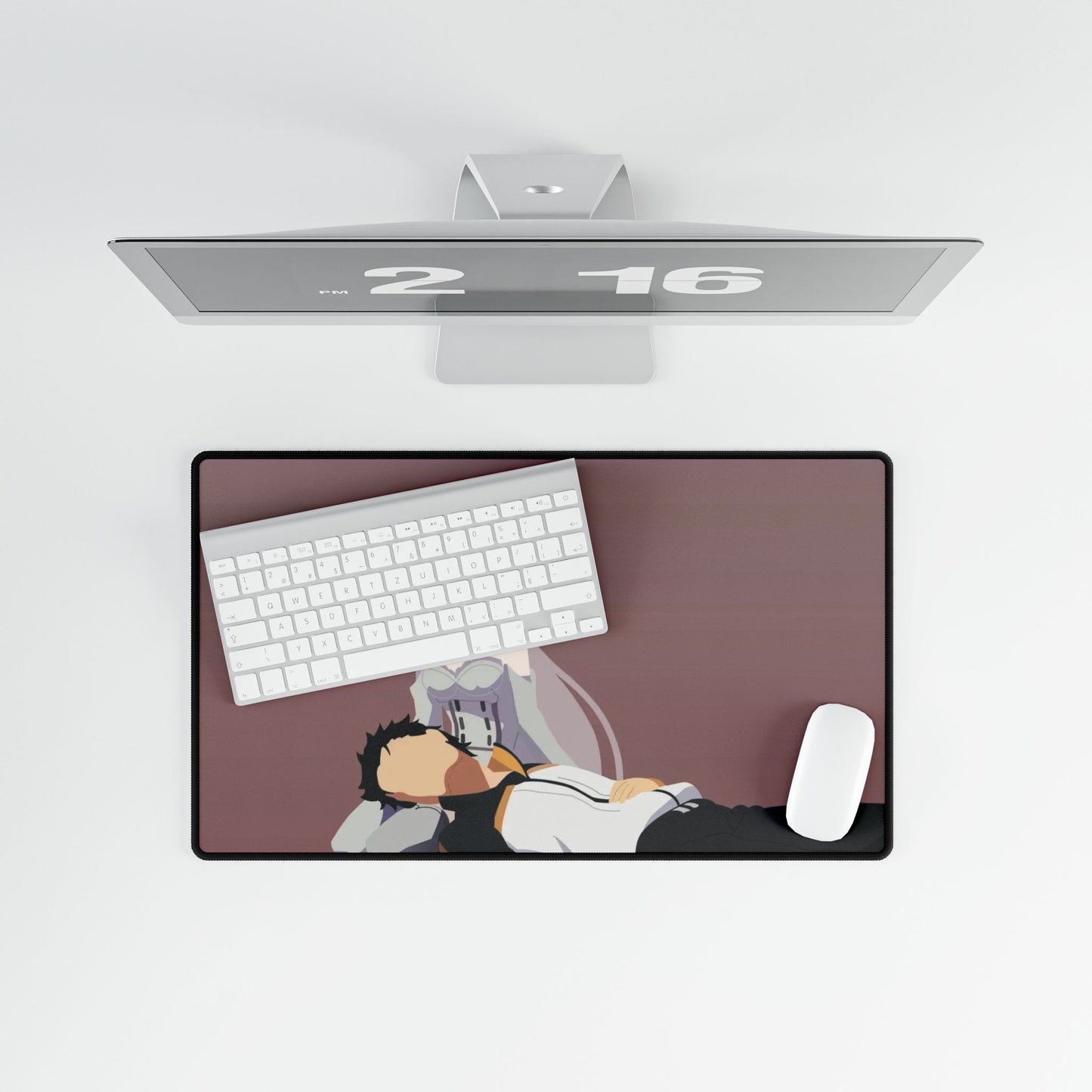 Natsuki Subaru & Emilia Mouse Pad