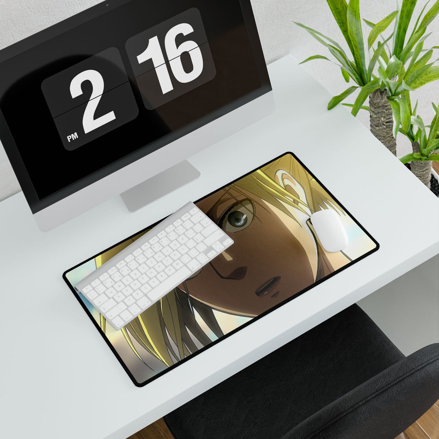 Gold Hair x Blue Eyes Mouse Pad