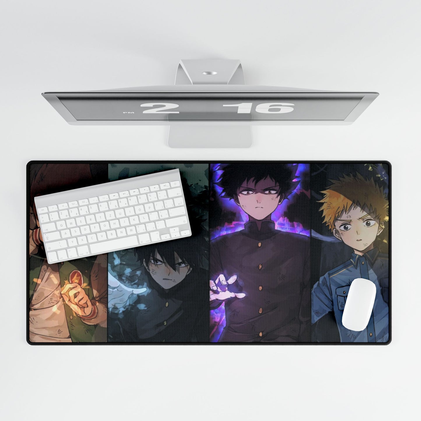 Mob Psycho 100 Shigeo Kageyama, Ritsu Kageyama, Teruki Hanazawa Mouse Pad