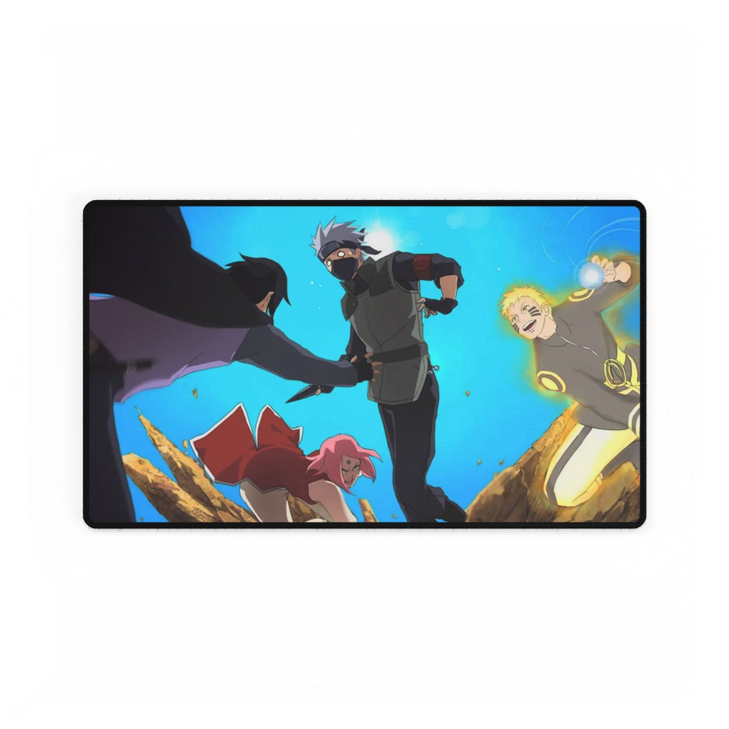 The bell test team 7 ( Kakashi,Sasuke,Naruto,Sakura) Mouse Pad