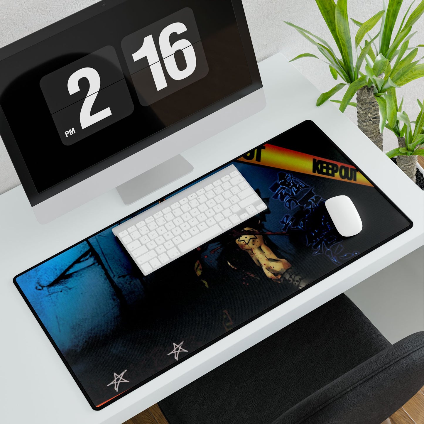 Black Stars own Path Mouse Pad