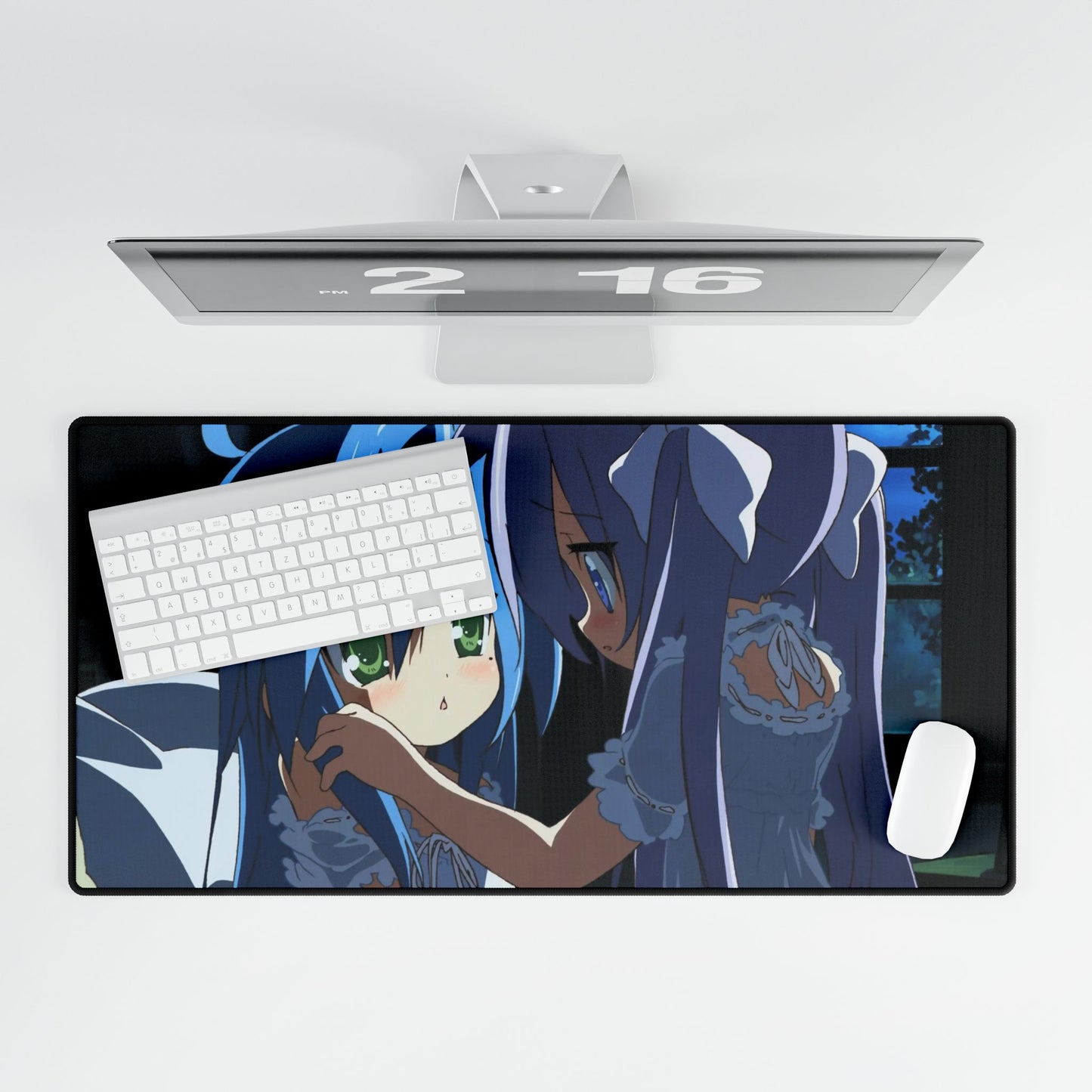 Lucky Star Konata Izumi, Kagami Hiiragi Mouse Pad
