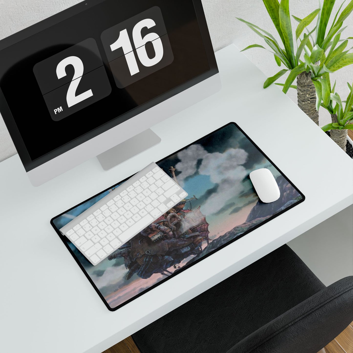 The walking castle Mouse Pad