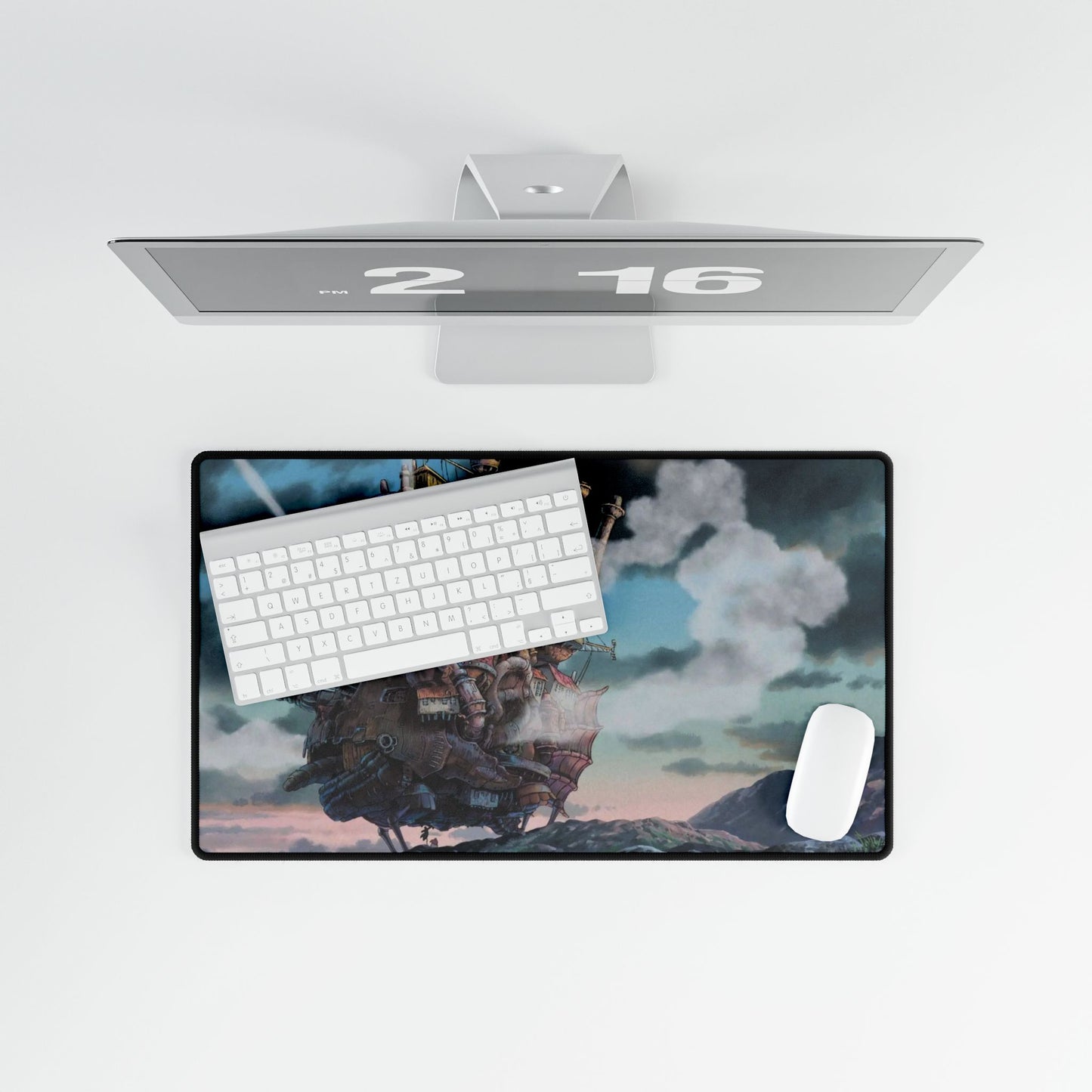 The walking castle Mouse Pad