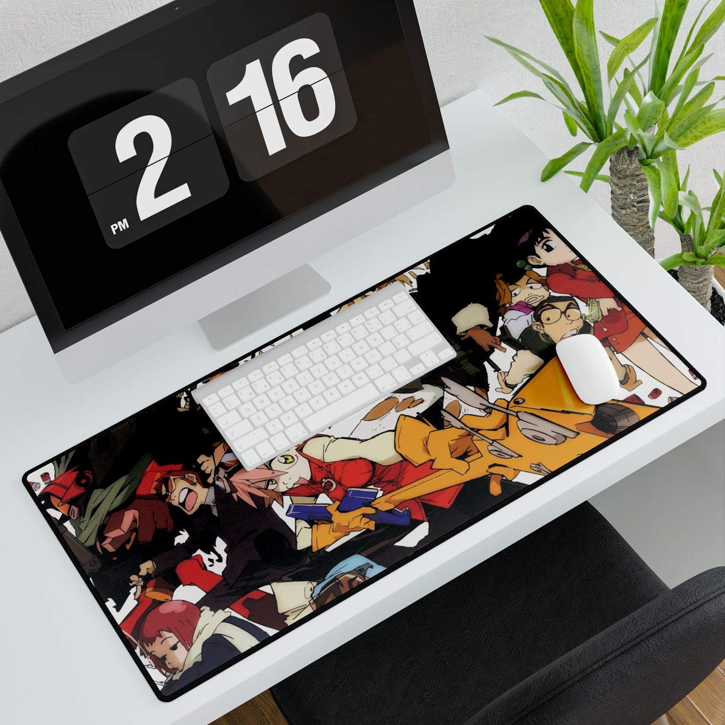 FLCL Haruko Haruhara, Mamimi Samejima, Naota Nandaba, Canti, Takkun Mouse Pad