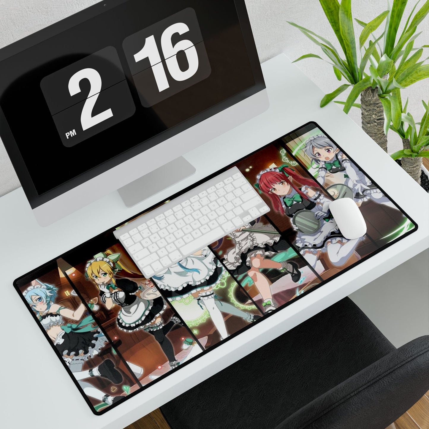 Memory Defrag Maid Banner Mouse Pad
