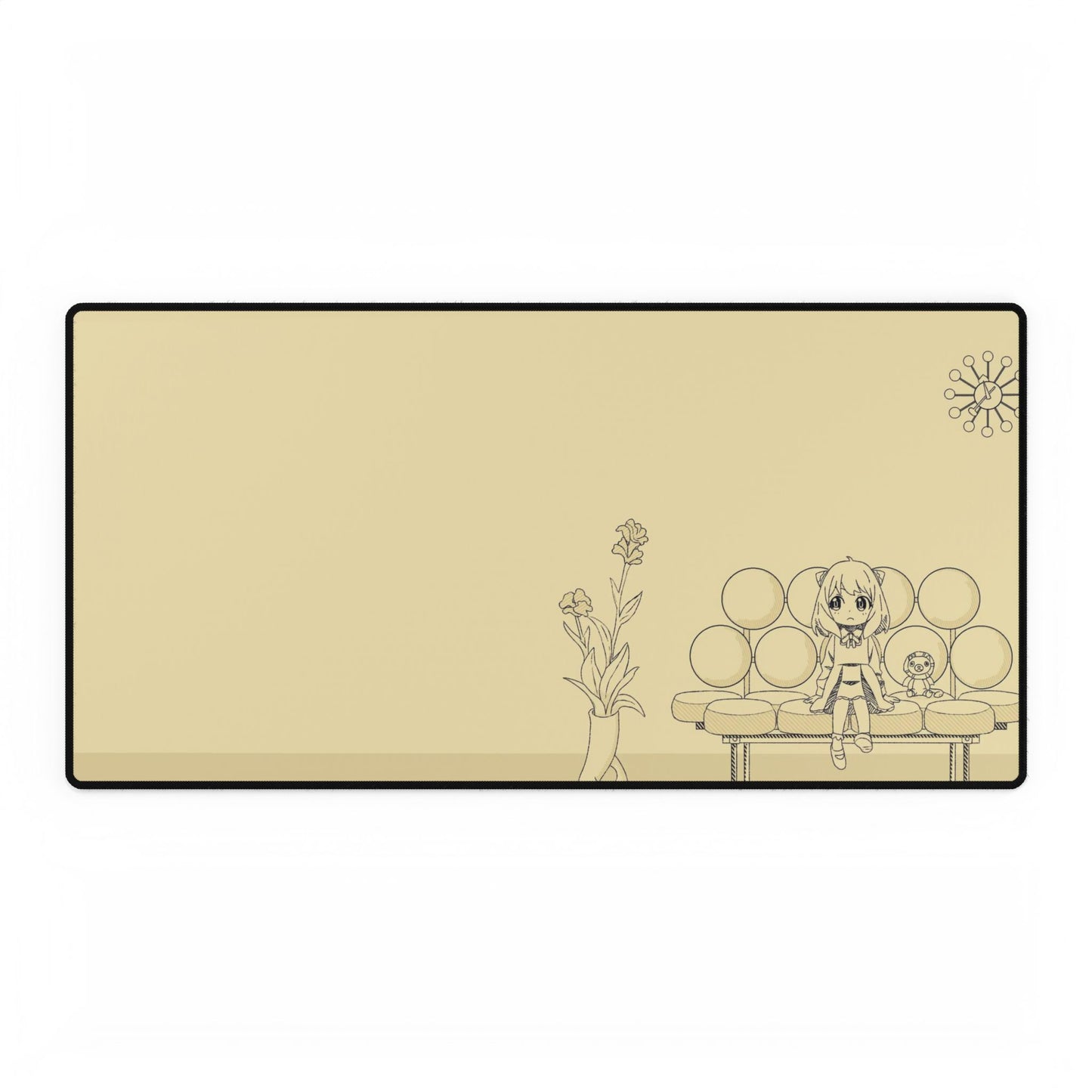 Anya at the bench Mouse Pad
