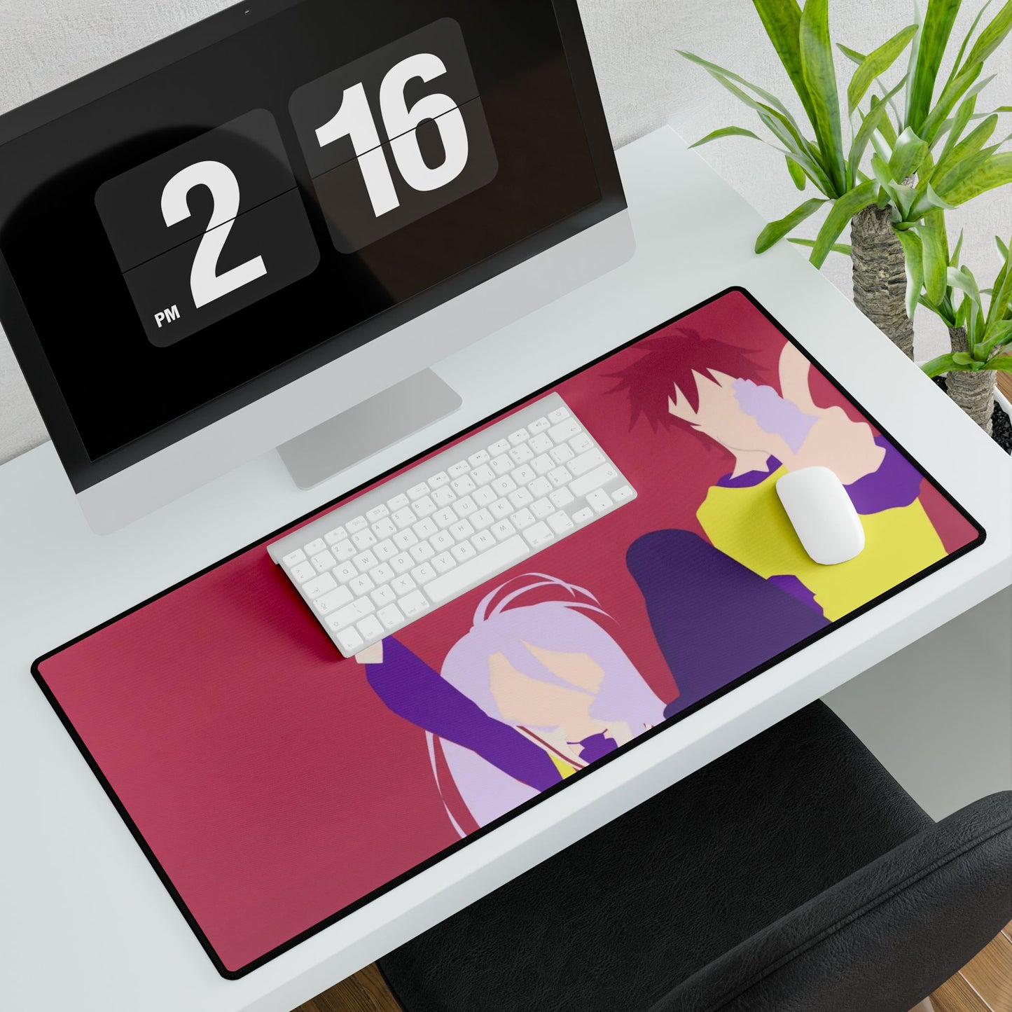 Shiro + Sora (No Game No Life) by Klikster Mouse Pad