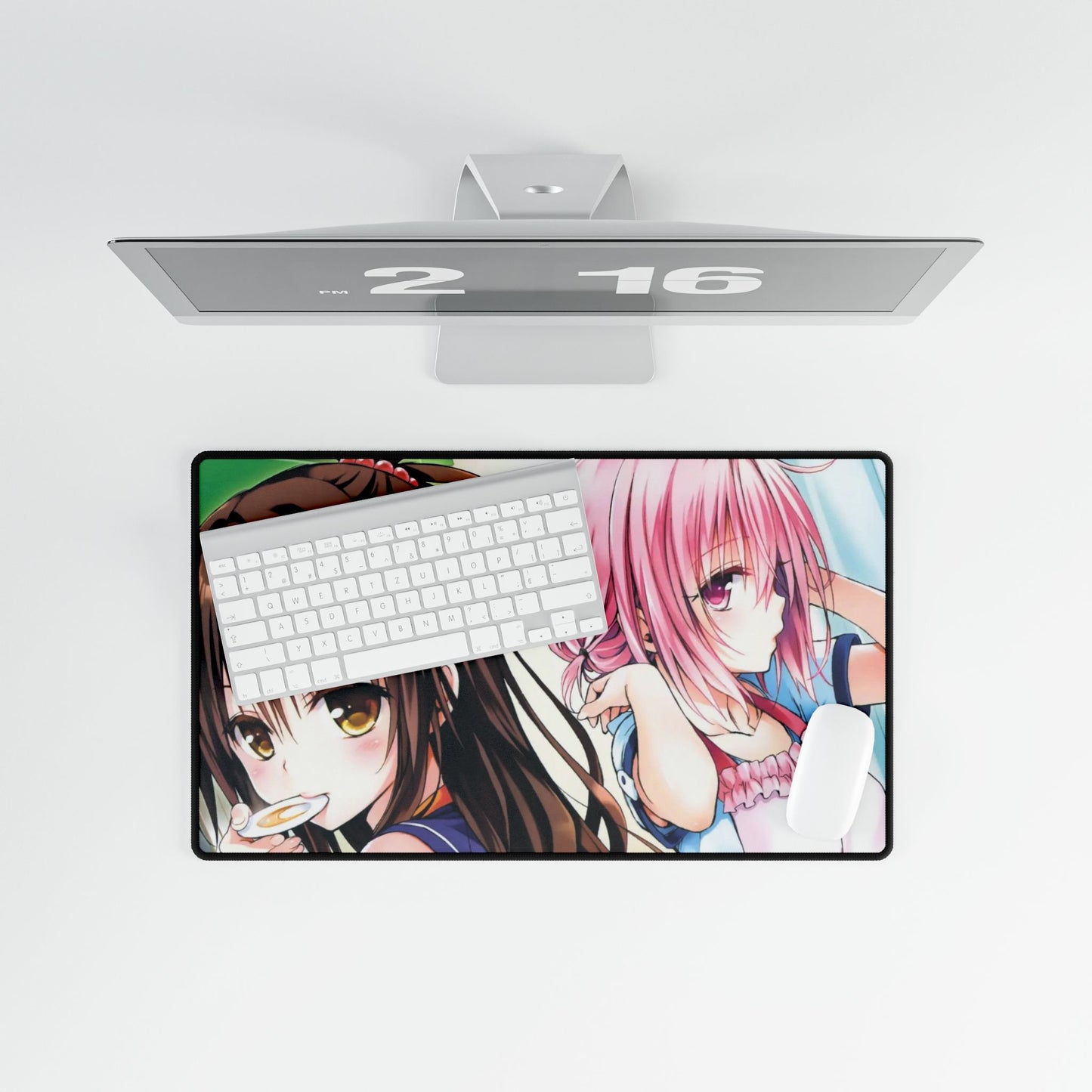 Momo Belia Deviluke & Yuuki Mikan Mouse Pad