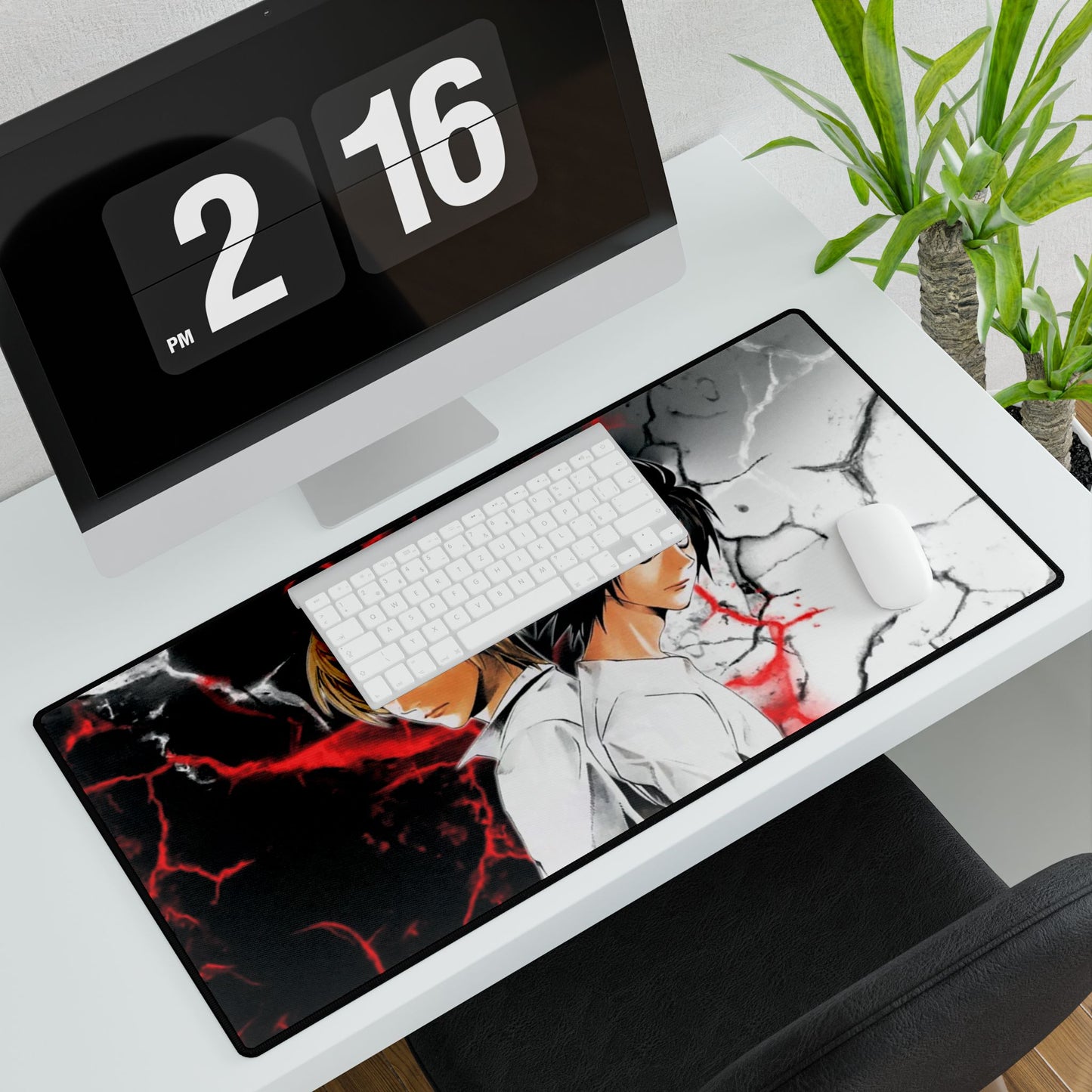 Light Yagami and L (Death Note) Mouse Pad