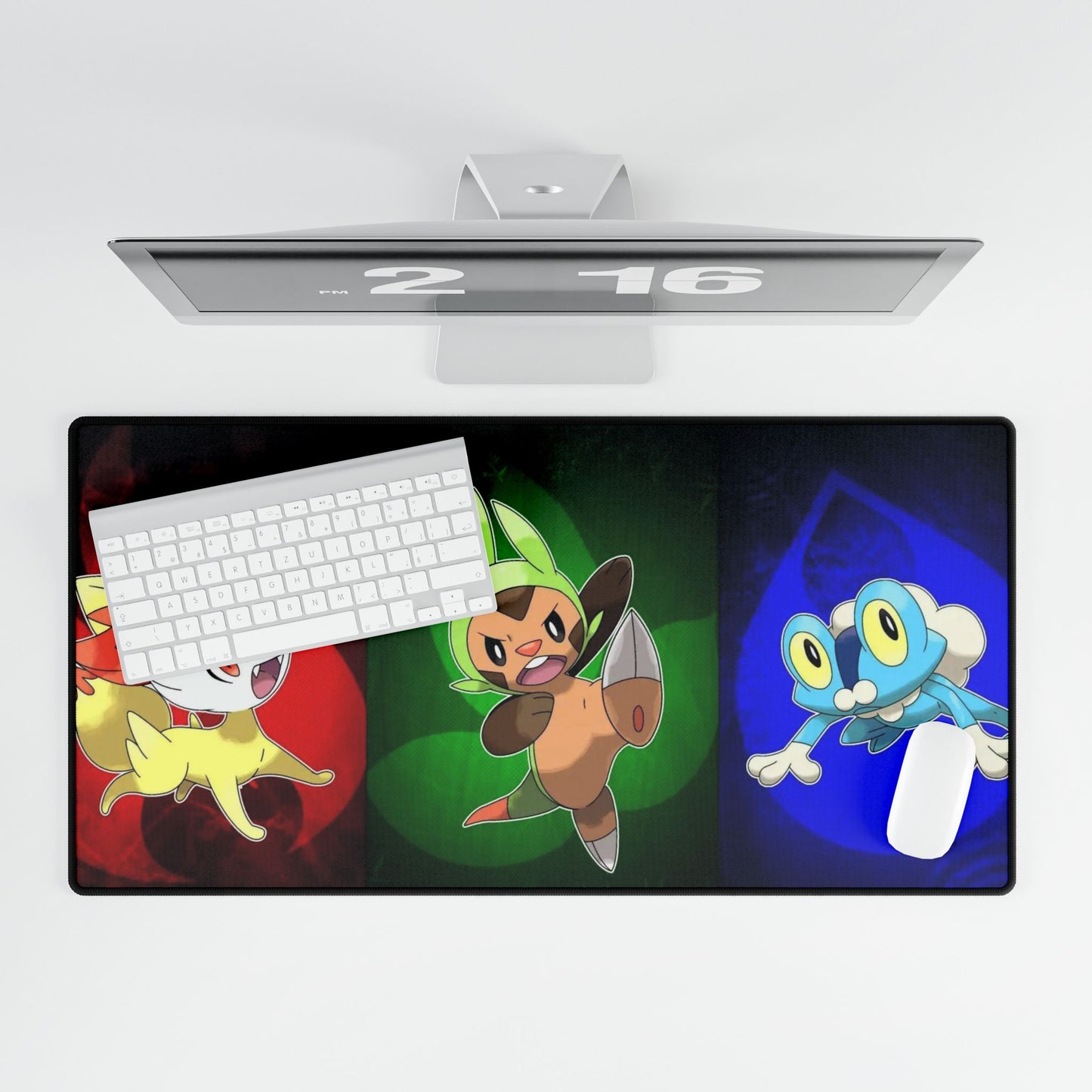 Fennekin, Chespin, and Froakie Mouse Pad