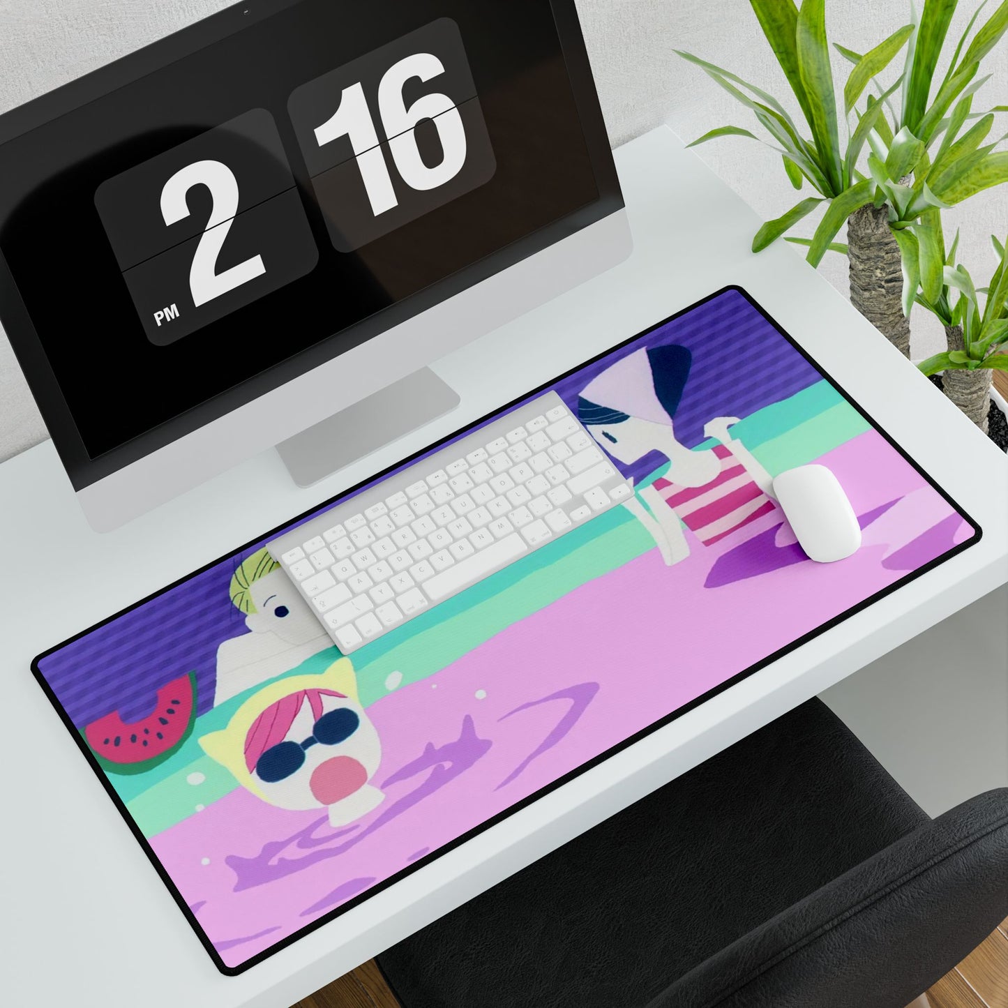 Spy x Family - Abstract Artr: Swimming Pool Mouse Pad