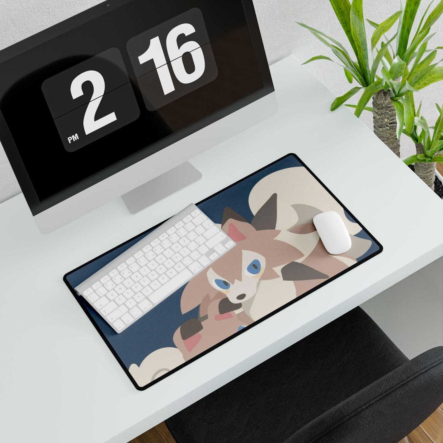 Rockruff and Lycanroc Mouse Pad