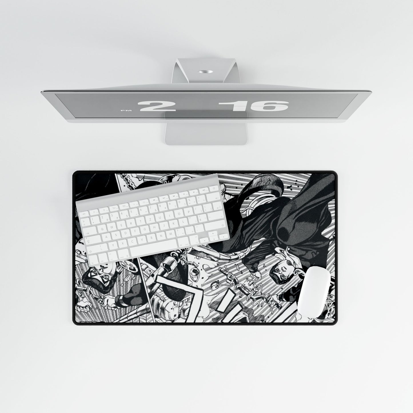 JoJo's Bizarre Adventure: Diamond is Unbreakable - Josuke Jumps a Baby Carriage - Manga Mouse Pad